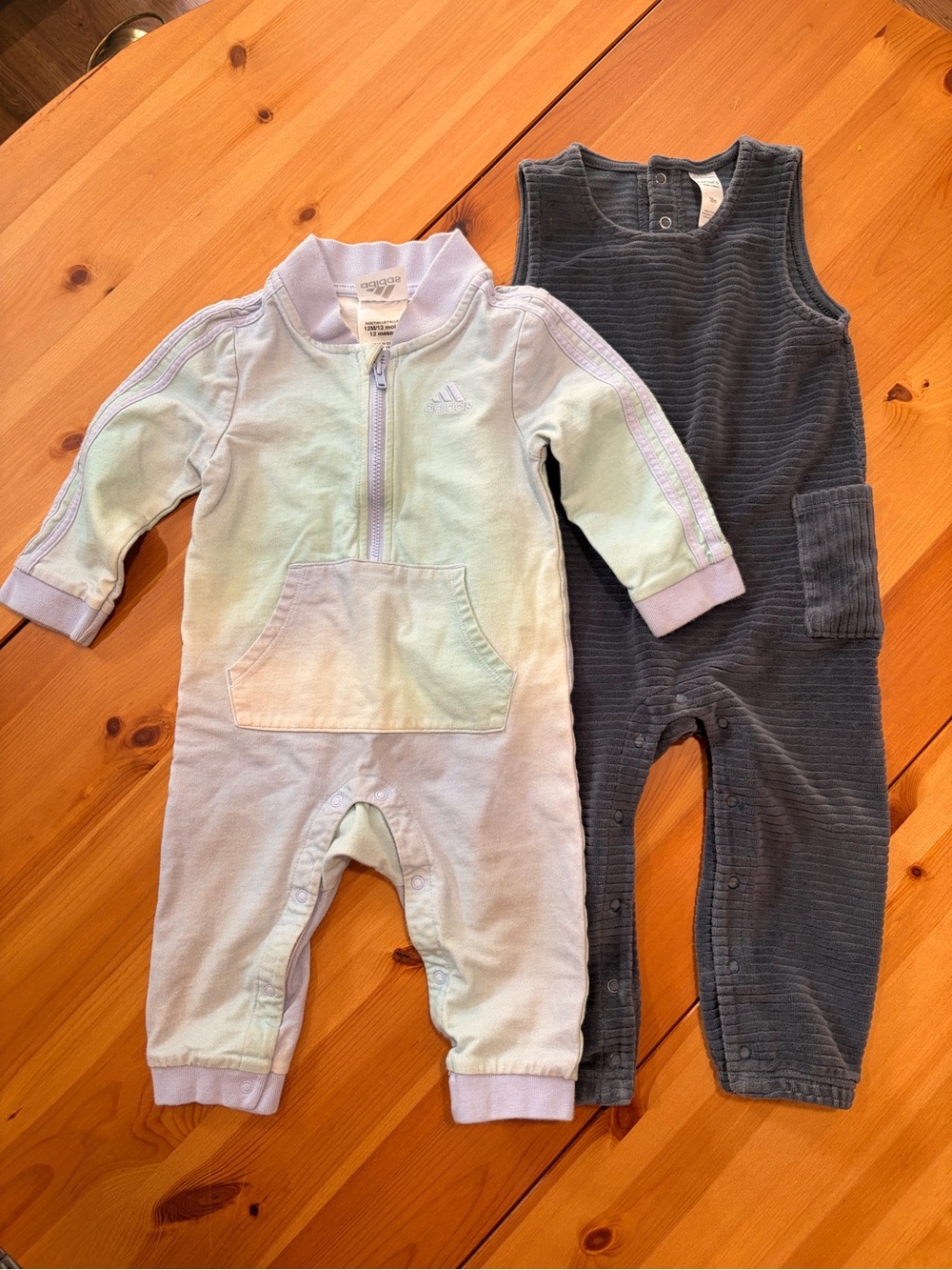 2 Piece adidas Baby Jumpsuit and Carter